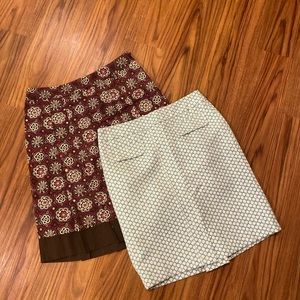 2 like new skirts size 6P